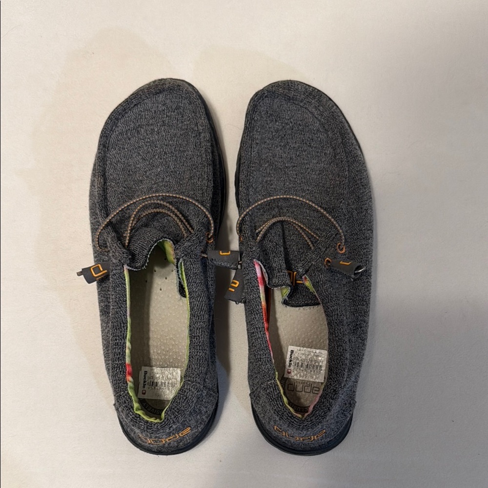 Hey Dude Gray Loafers